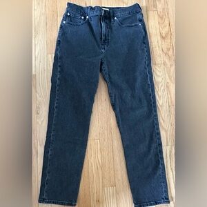 Madewell Black Denim 29 Perfect Vintage Straight Leg
